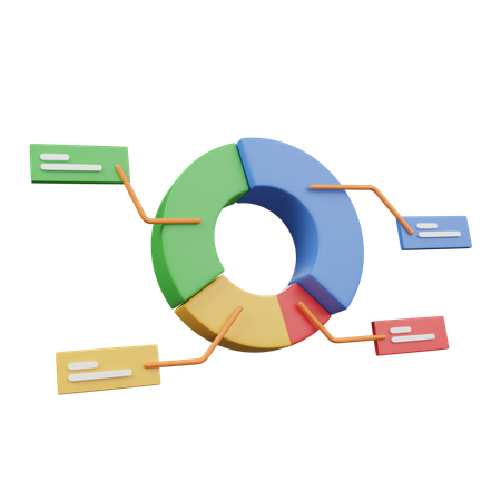 Pie Chart  3D Icon