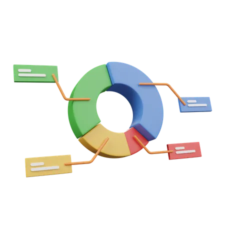 Pie Chart  3D Icon