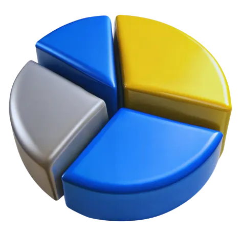 Pie Chart  3D Icon