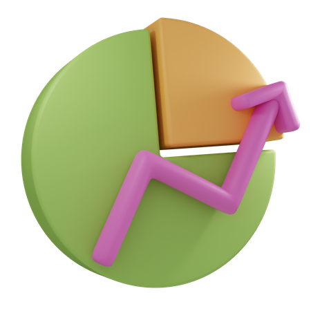 Pie Chart  3D Icon