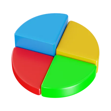 Pie Chart  3D Icon