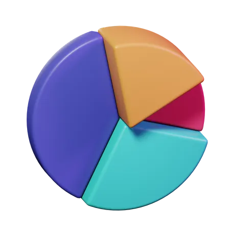 Pie Chart  3D Icon