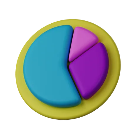 Pie Chart  3D Icon