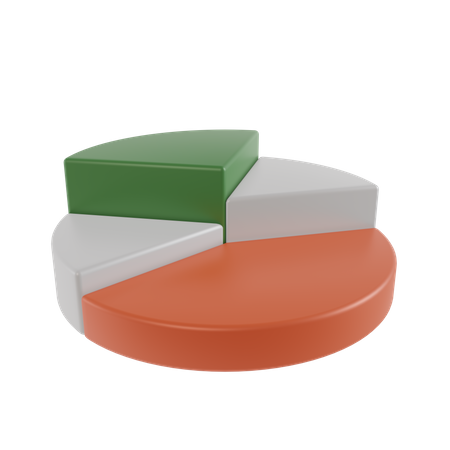 Pie Chart  3D Icon