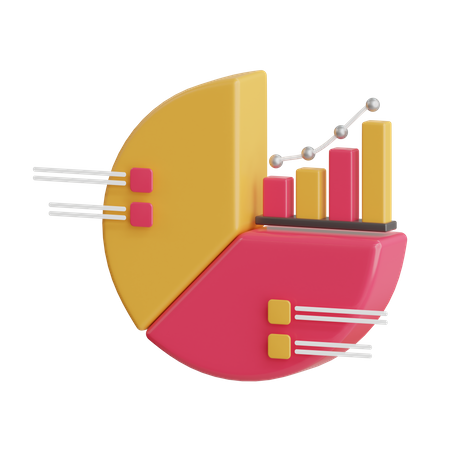 Pie Chart  3D Icon