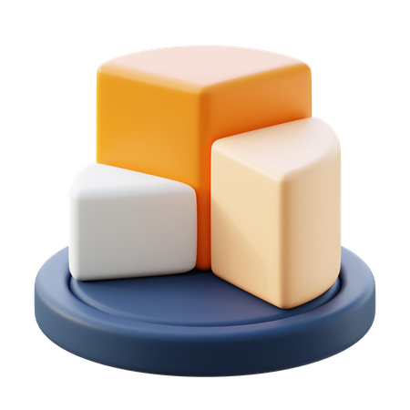 Pie Chart  3D Icon