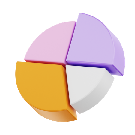 Pie Chart  3D Icon