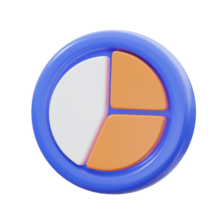 Pie Chart  3D Icon