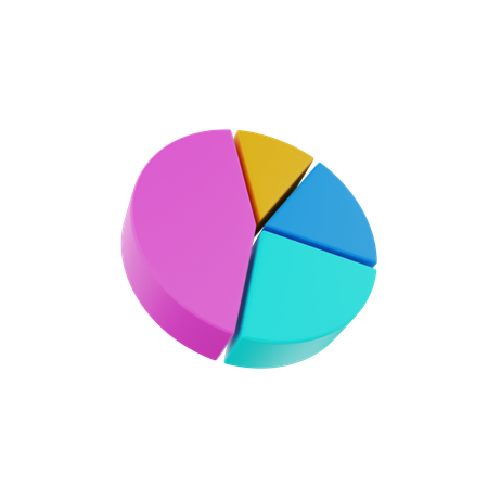 Pie Chart  3D Icon