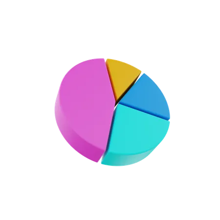 Pie Chart  3D Icon