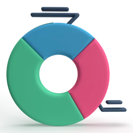 Pie Chart  3D Icon