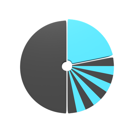 Pie Chart  3D Icon