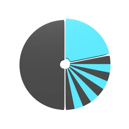 Pie Chart  3D Icon