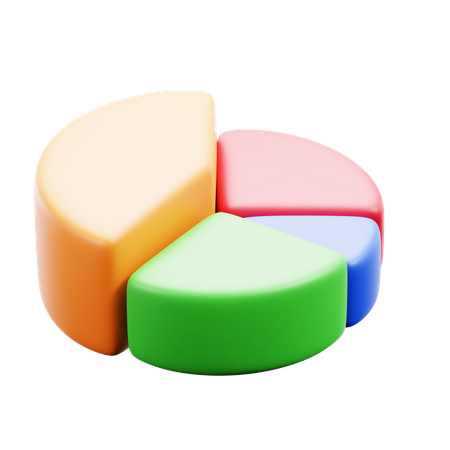 Pie Chart  3D Icon