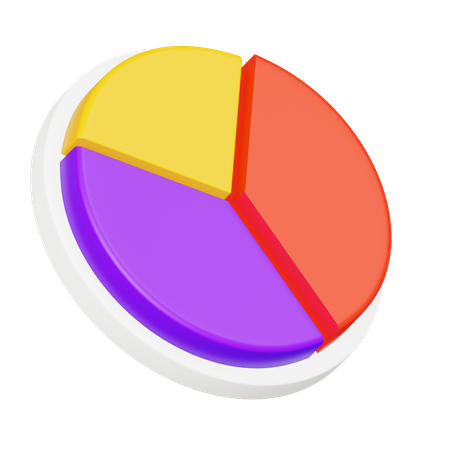 Pie Chart  3D Icon