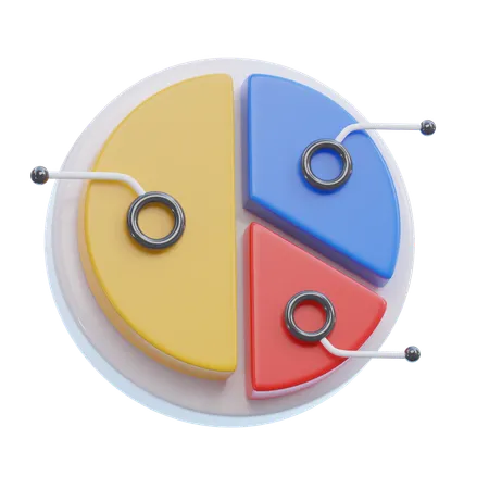 Pie Chart  3D Icon