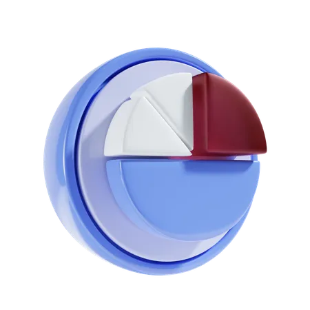 Pie Chart  3D Icon