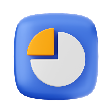 Pie Chart  3D Icon