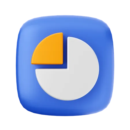 Pie Chart  3D Icon