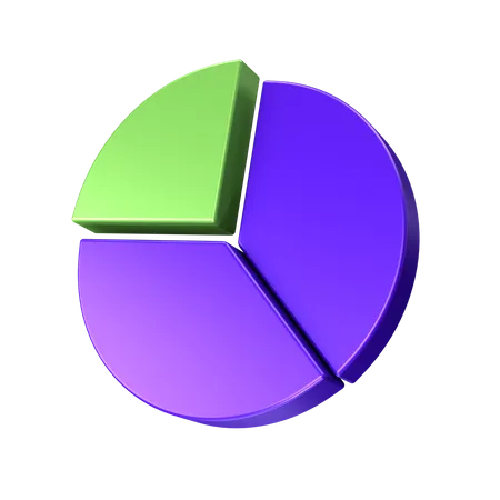 Pie Chart  3D Icon