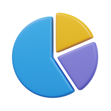 Pie Chart  3D Icon