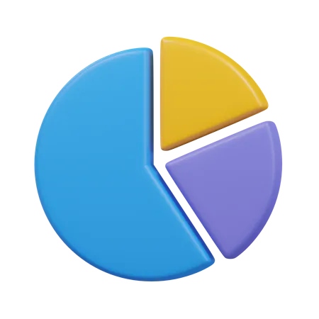 Pie Chart  3D Icon