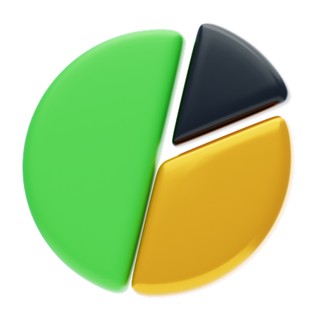 Pie Chart  3D Icon