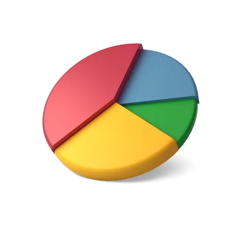 Pie Chart  3D Icon