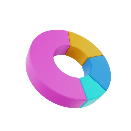 Pie Chart  3D Icon