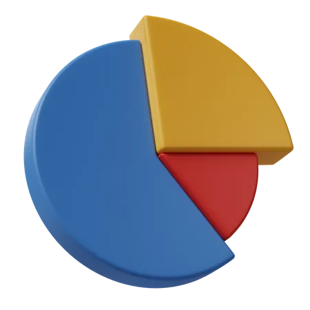 Pie Chart  3D Icon