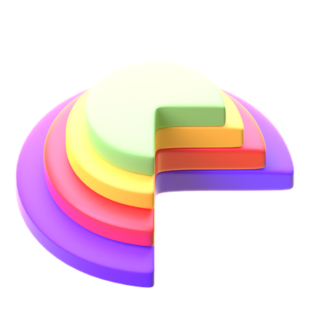 Pie Chart  3D Icon