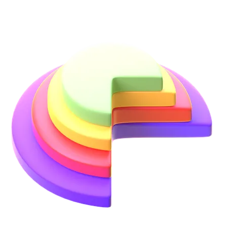 Pie Chart  3D Icon