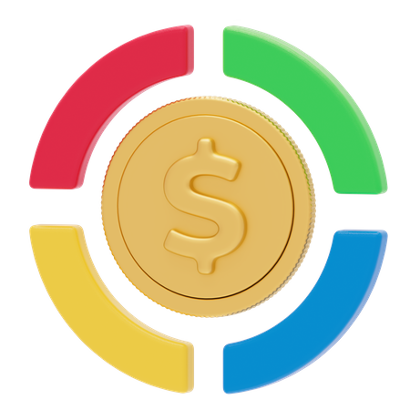 Pie Chart  3D Icon