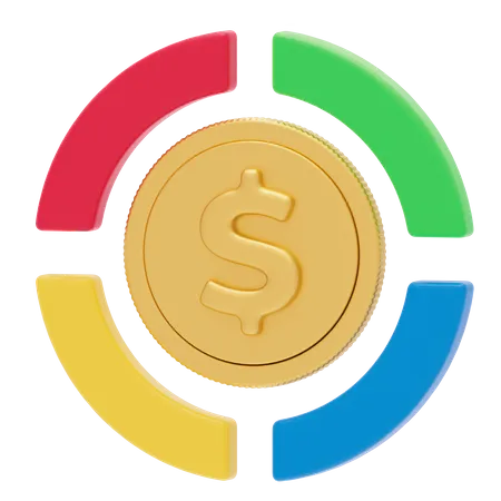 Pie Chart  3D Icon