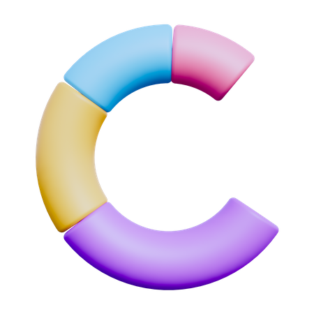 Pie Chart  3D Icon