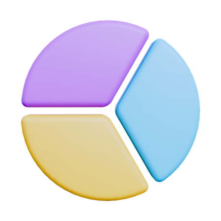 Pie Chart  3D Icon