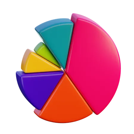 Pie Chart  3D Icon