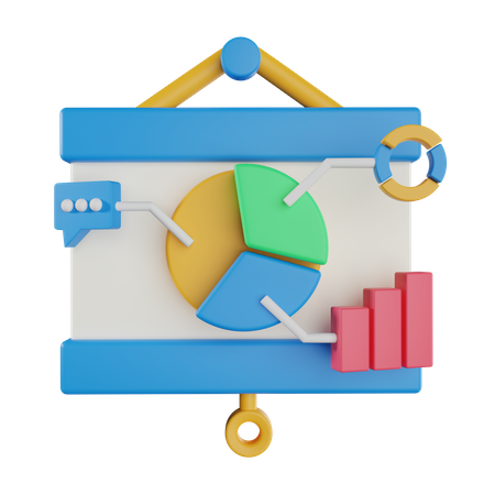 Pie Chart  3D Icon