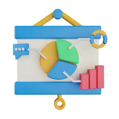 Pie Chart  3D Icon