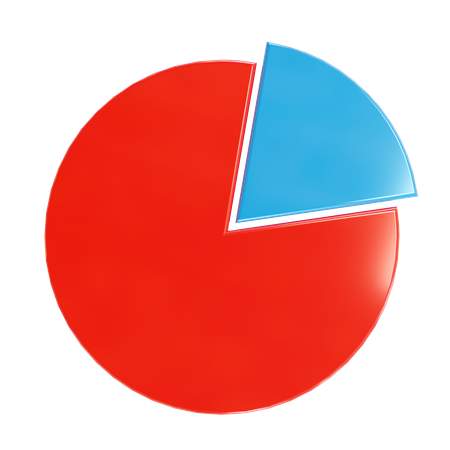 Pie Chart  3D Icon