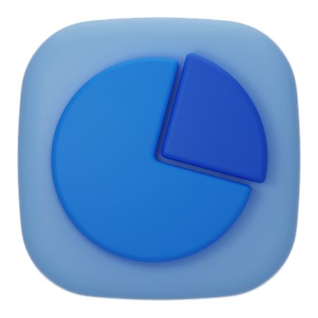 Pie Chart  3D Icon