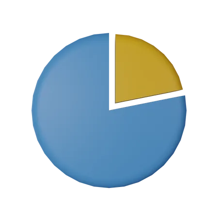 Pie Chart  3D Icon