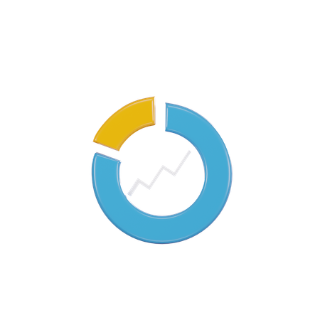 Pie Chart  3D Icon