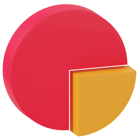 Pie Chart  3D Icon