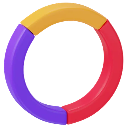 Pie Chart  3D Icon