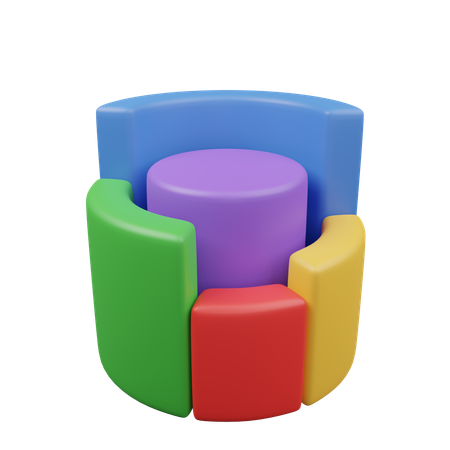 Pie Chart  3D Icon