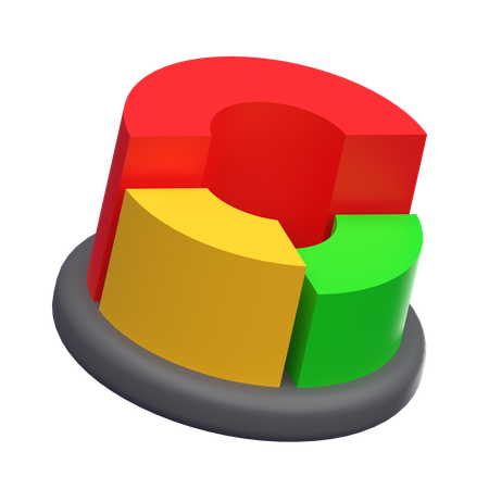 Pie Chart  3D Icon