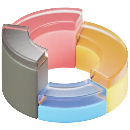 Pie Chart  3D Icon