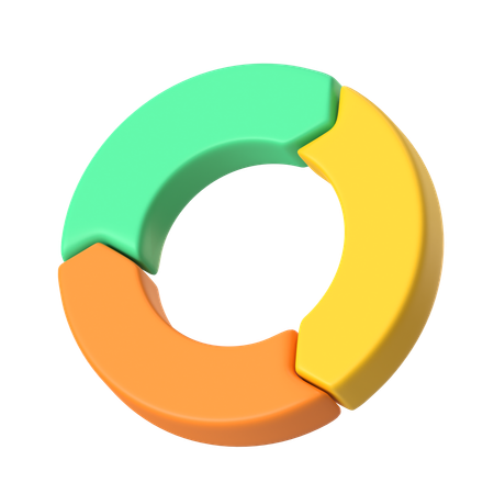 Pie Chart  3D Icon