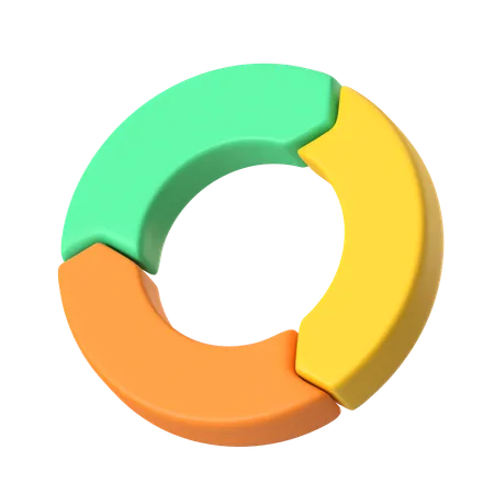 Pie Chart  3D Icon